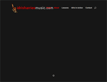 Tablet Screenshot of idrisharriesmusic.com